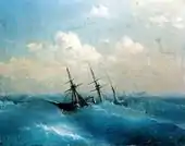 Storm, 1871. Óleo sobre tela, 103 × 132,5 cm
