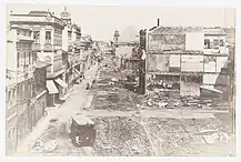 Alargamento da rua Uruguaiana em 1905.
