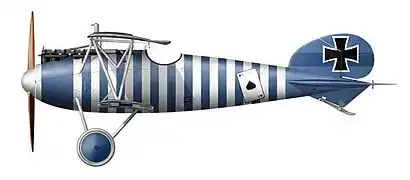 Albatros D.Va, Jasta 79b, voado pelo Leutnant Hans Böhning, early 1918