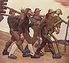 Albin Egger-Lienz: "Der Totentanz von Anno Neun" (1906-1908)