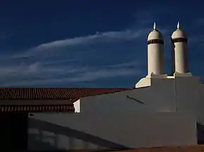 Casas típicas na nova Aldeia da Luz