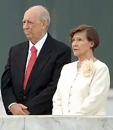 Vice-presidente José Alencar e a segunda-dama Mariza Gomes.2003–2011
