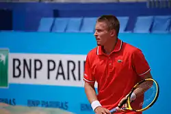 Alexandre Sidorenko durante o torneio de Nice, 2012