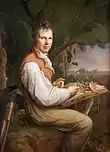 Alexander von Humboldt (1806).  À mostra na Alte Nationalgalerie.
