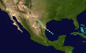 imagem ilustrativa de artigo Furacão Alice (Junho 1954)