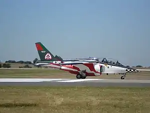 Alpha-jet dos Asas de Portugal, sedeados na BA11