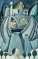 Fortaleza (Stronghold, 1912), Amadeo de Souza-Cardoso, Art Institute of Chicago