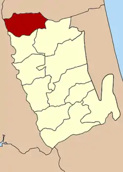 Localização do Distrito de Pa Phayom na província de Phatthalung