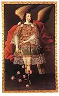 Anônimo. Anjo-Virtude, Baraquiel, século XVII.