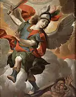 São Miguel Arcanjo por um pintor boliviano anónimo