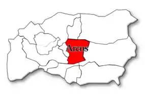 Localização no Concelho de Anadia