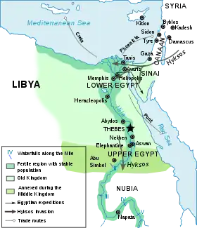 Localização de Império Médio