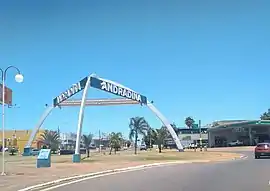 Entrada da cidade