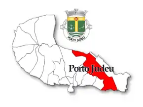 Localização no município de Angra do Heroísmo