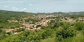 Vista parcial da cidade a partir do Mirante e Santuário São José