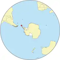 Mapa da Localização da Ilha Decepção