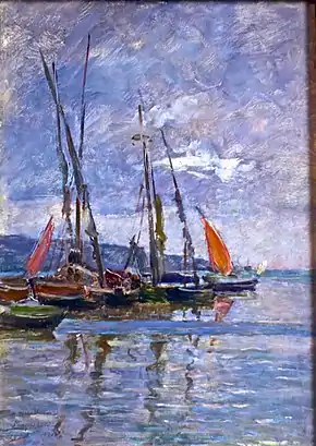 "Paisagem marítima de Anta" (1900), pintura de João Marques de Oliveira