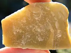 Bowenite (antigorite) de uma mina de amianto, Thurman Township, Warren County, New York.