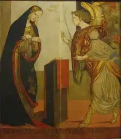 Anunciação', Mariotto Albertinelli, século XV