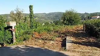 Vestígios da antiga paragem de Britelo, em 2009.