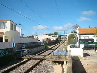 Apeadeiro de Fontainhas, em 2018.