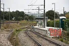 Apeadeiro de Praias do Sado–A, em 2012