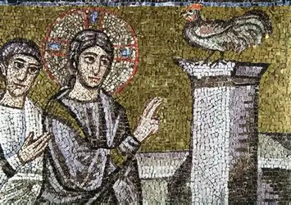 Século VI. Mosaico na Basílica de Santo Apolinário Novo, em Ravena, Itália.