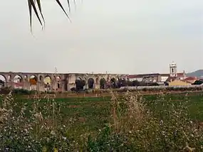 Vista do Aqueduto e Igreja Matriz