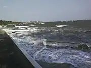 Área próxima à ponta de Roberto Marinho, na praia do Sudoeste, São Pedro da Aldeia