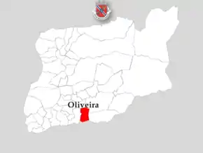 Localização no município de Arcos de Valdevez