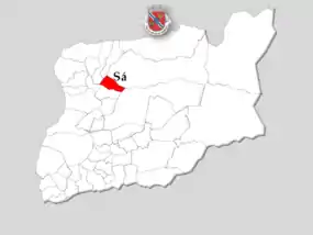 Localização no Município de Arcos de Valdevez