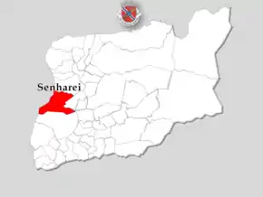 Localização no município de Arcos de Valdevez