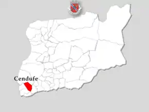 Localização no município de Arcos de Valdevez