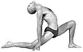 Ardha úrdhwa bhujangásana