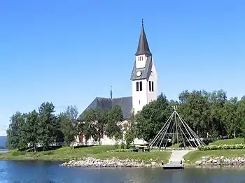 A igreja de Arjeplog