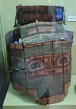 Armadura de madeira e couro. Costa do Pacífico, s.d.