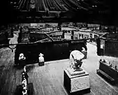 Vista interna da exposição, 1913, cidade de Nova York