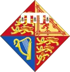 Princesa BeatrizBeatrice (bee thrice/três abelhas)nos pendentes do lambel