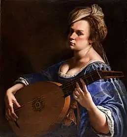 Artemisia GentileschiAutorretrato como violinista,1615-1617