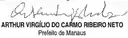 Assinatura de Arthur Virgílio Neto