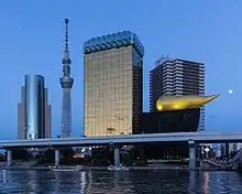 Sede da Asahi Breweries e a Tokyo Skytree