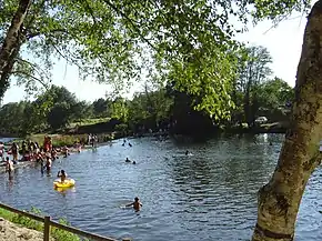 Rio Alva, em Secarias