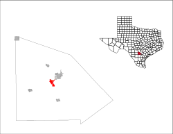 Localização de Jourdanton