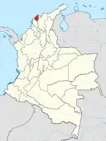 Location of Atlántico