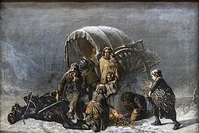 A parada forçada 1855