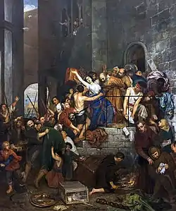 Pilhagem de uma casa em Giudecca