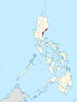 Aurora na Luzon Central  Coordenadas : 15°53'N, 121°33'E