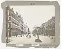 Av. Central, atual Rio Branco - um ano após a inauguração da instalação de iluminação incandescente, em 1906.