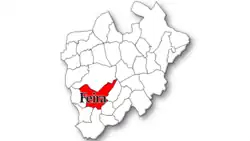 Localização no Concelho de Santa Maria da Feira