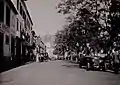 Avenida Arriaga, com Madeira Wine Association e consulado britânico, 1934.